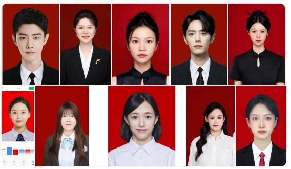 红底证件照的标准尺寸和色值是多少,如何制作 - 免冠证件照制作