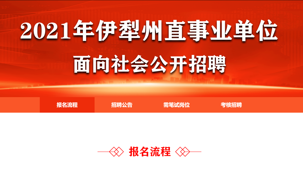 新疆伊犁州事业单位报名流程及报名证件照片手机处理方法