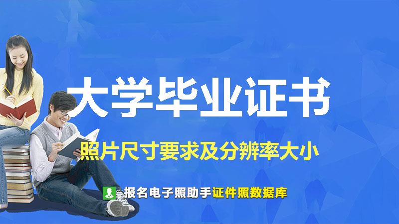 大学毕业证书图片尺寸