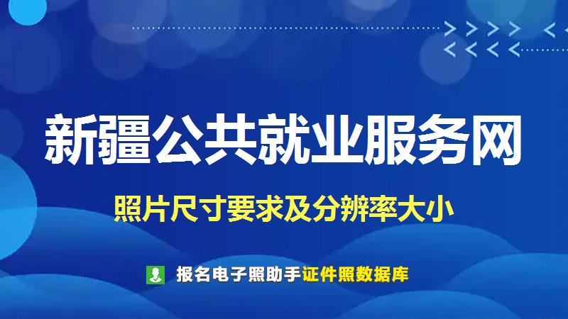 新疆公共就业服务网尺寸大小和照片要求