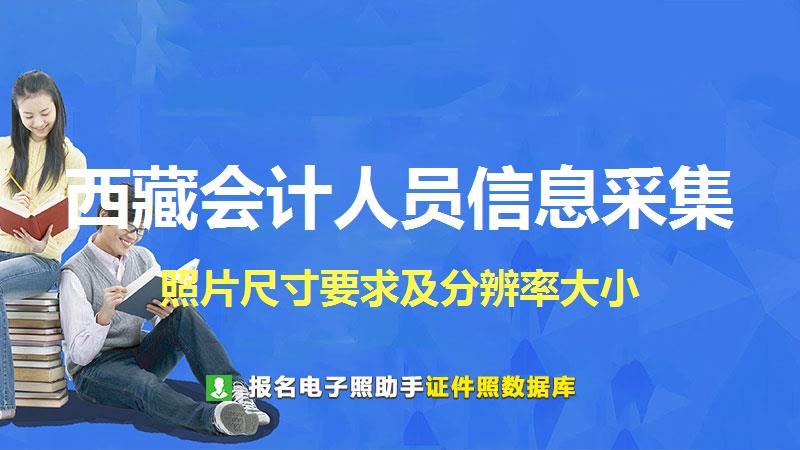 西藏会计人员信息采集尺寸大小和照片要求