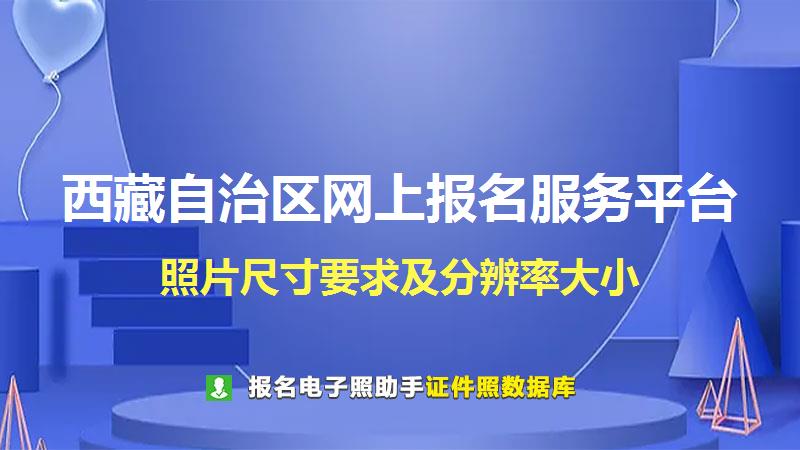 西藏自治区网上报名服务平台尺寸大小和照片要求