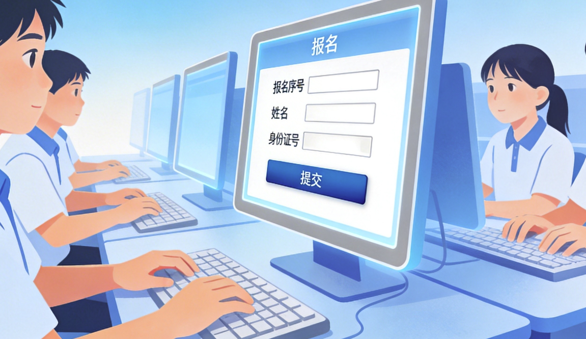 初中信息技术考试报名流程及报名证件照片制作