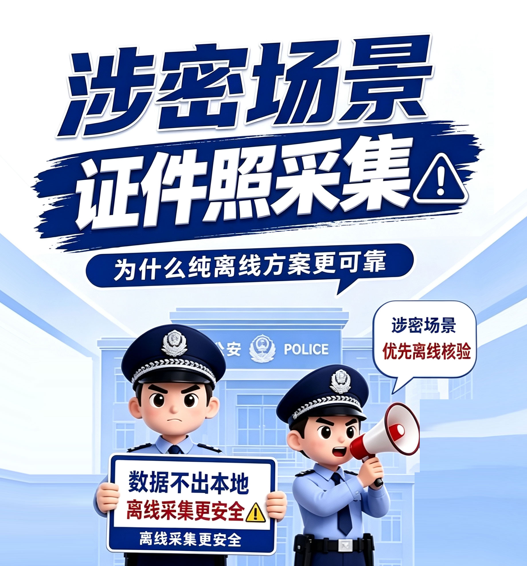 涉密场景证件照采集，为什么纯离线方案更可靠